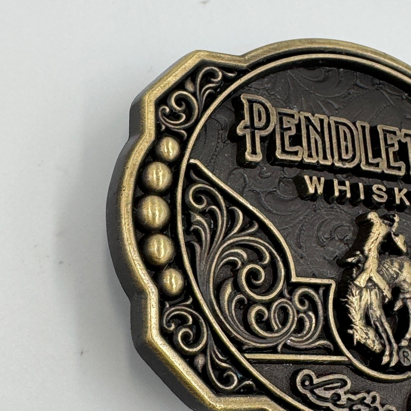 Montana Silversmiths Pendleton Whisky 2024 Edition Belt Buckle Let&rsquo;er Buck