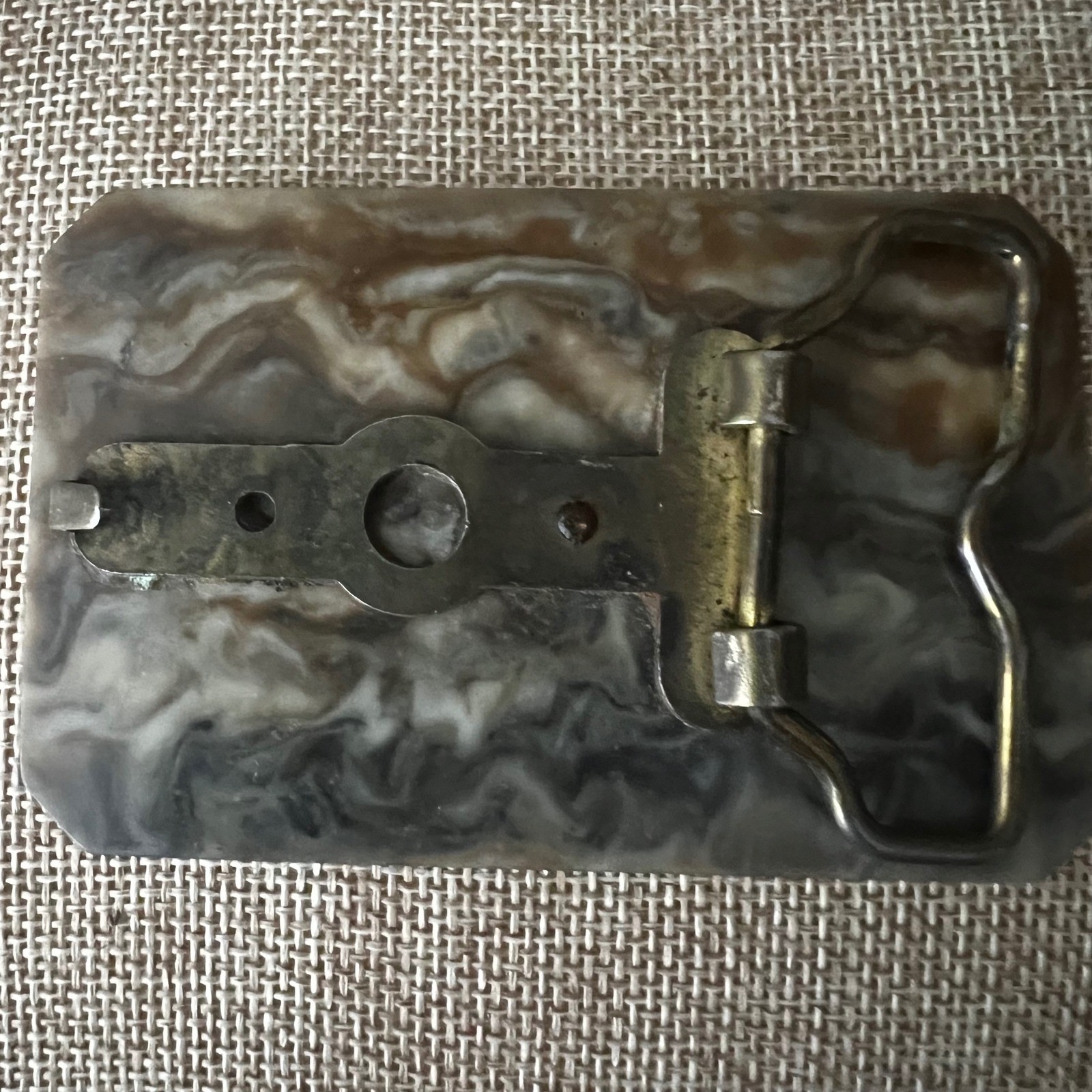 Wells Fargo and Company California Train Belt Buckle 3.5×2.25 Western Aesthetic
