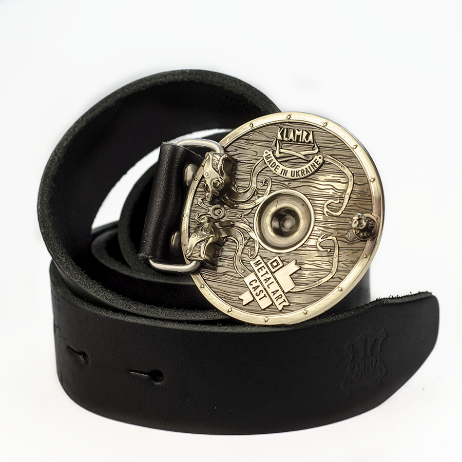 German silver belt buckle Viking Shield, warrior buckle, Scandinavian buckle
