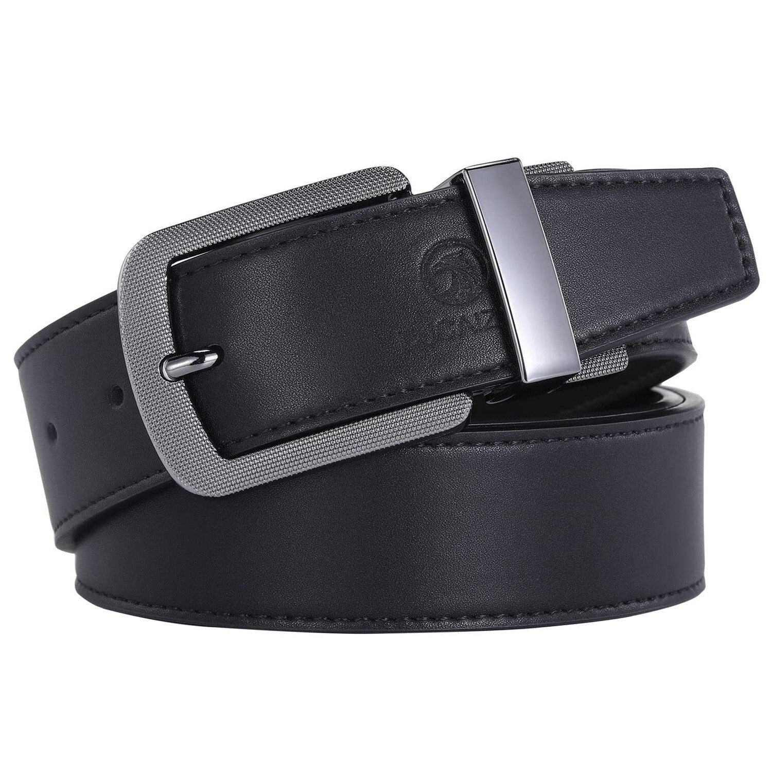 1.5&Prime; (38mm) Reversible Belt Buckle Replacement Belt Buckle Heavy Duty Gun Black