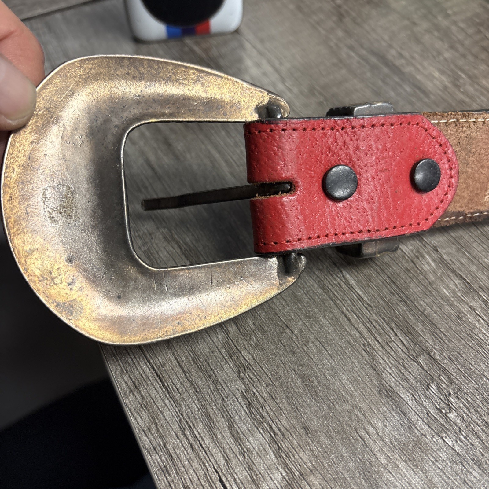 Vintage Hand Crafted Western Leather Champion Series Size 44