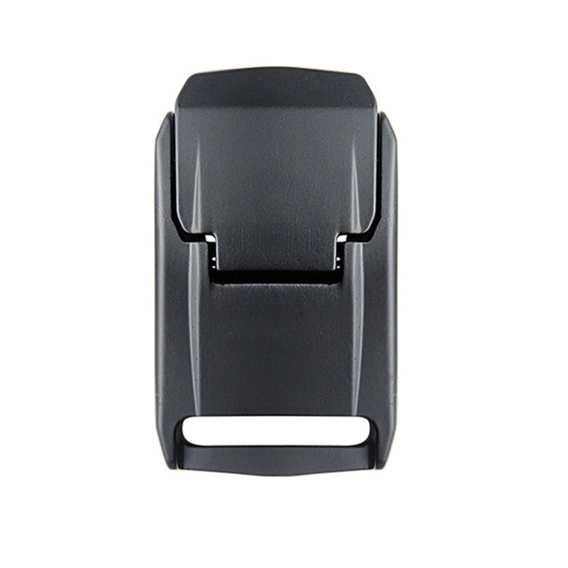 Black Aluminum 38mm Belt Buckle Lightweight Tactical Webbing Buckle for Outdoor