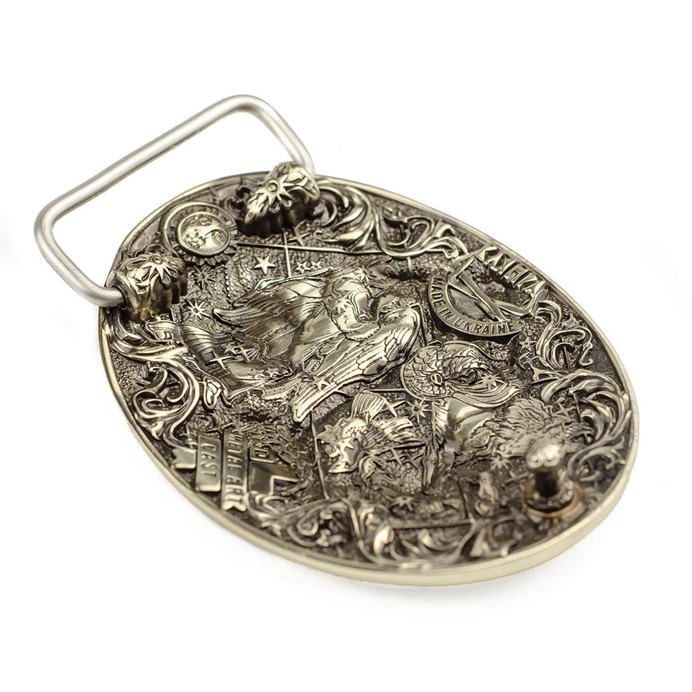 Libra german silver belt buckle, Horoscope Astrological Zodiac Sign