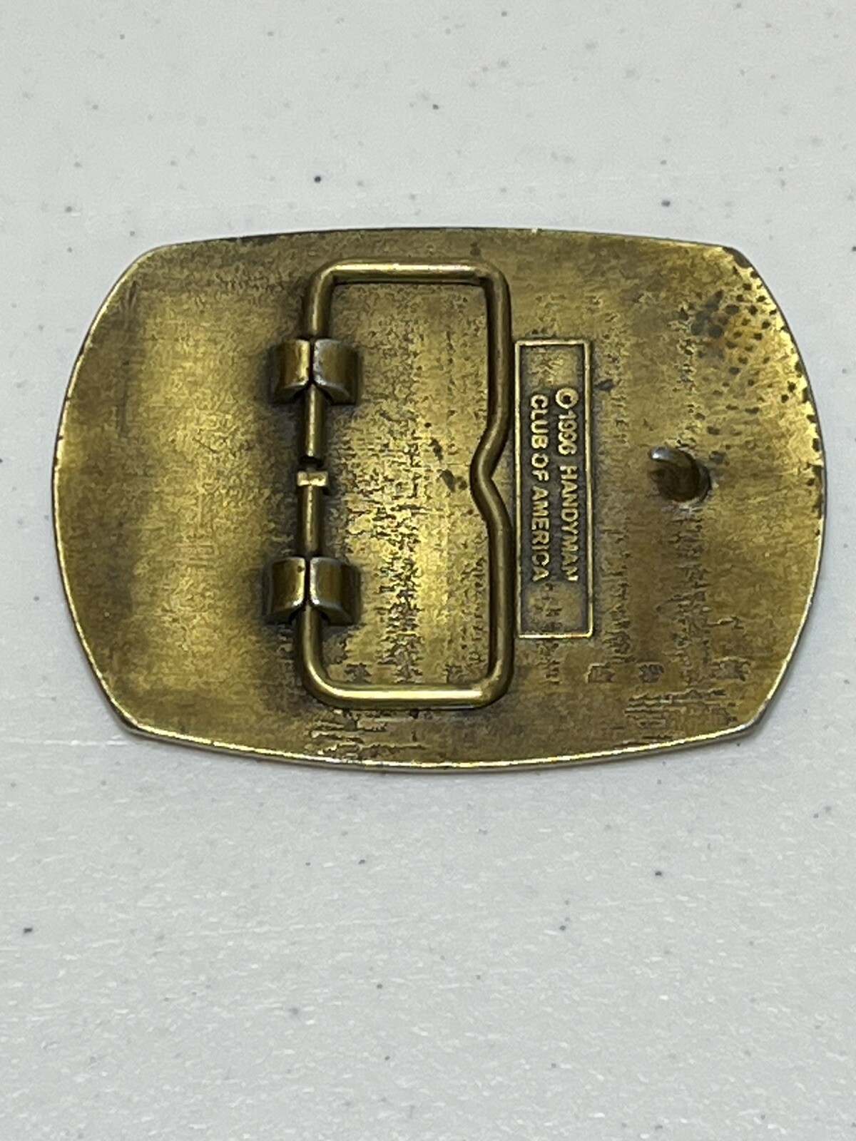 Handyman Club Of America Life Member Belt Buckle 1996 Metal