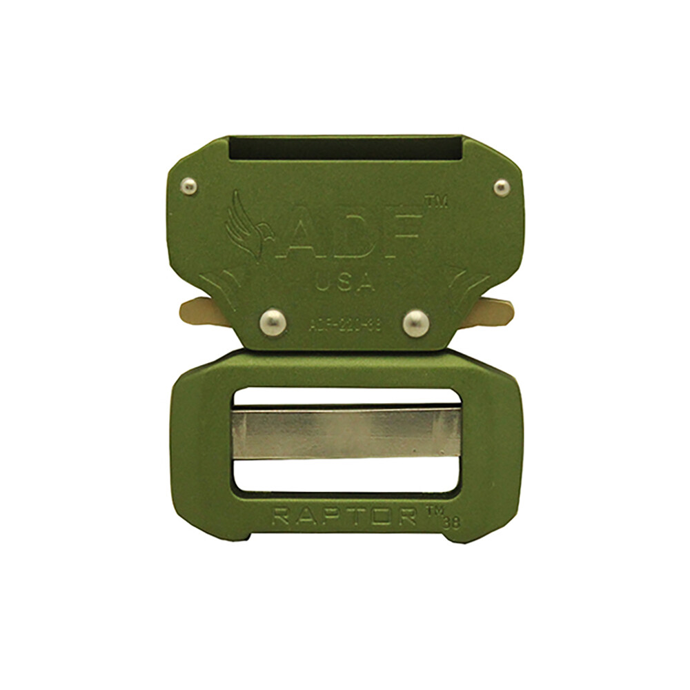 RAPTOR™ 1.5&Prime; BUCKLE, military buckle, tactical belt package (made in USA)