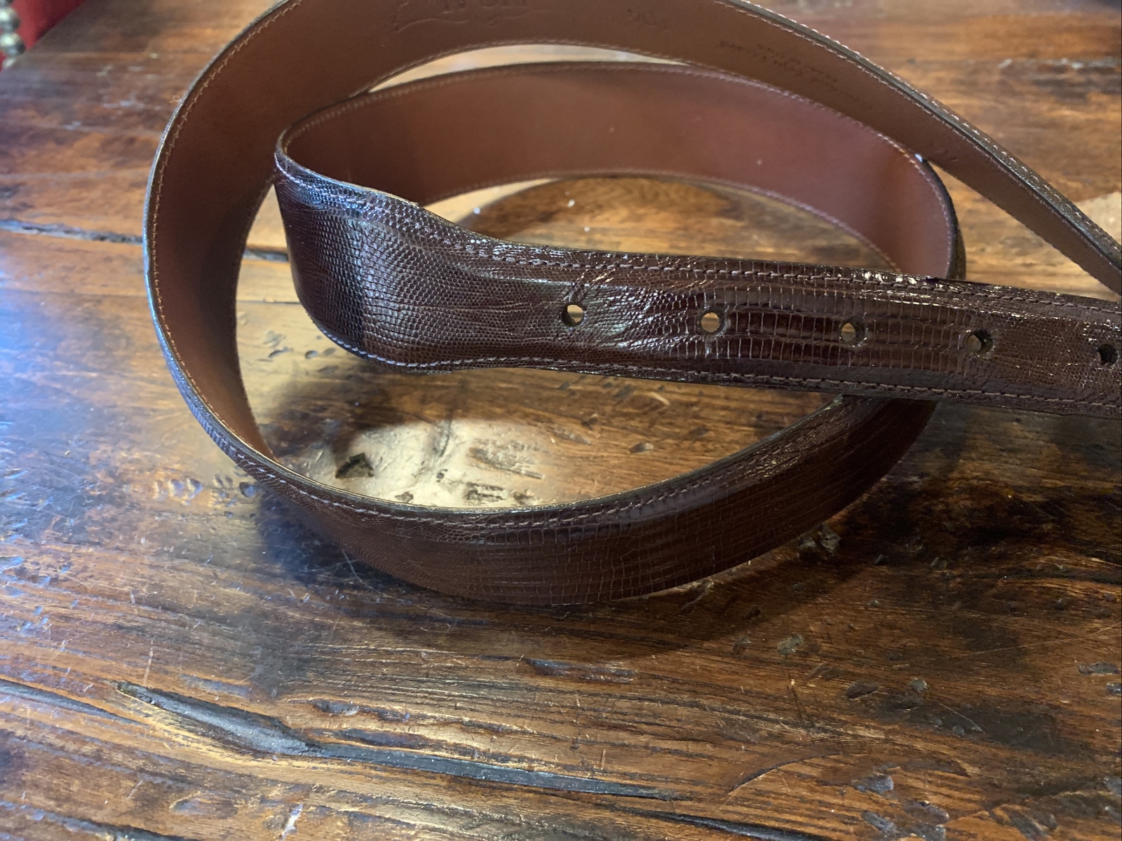 Pat Areias XL James Reid style Sterling Silver Belt Buckle 40-42-1.5”-1” Nu 🦎✅