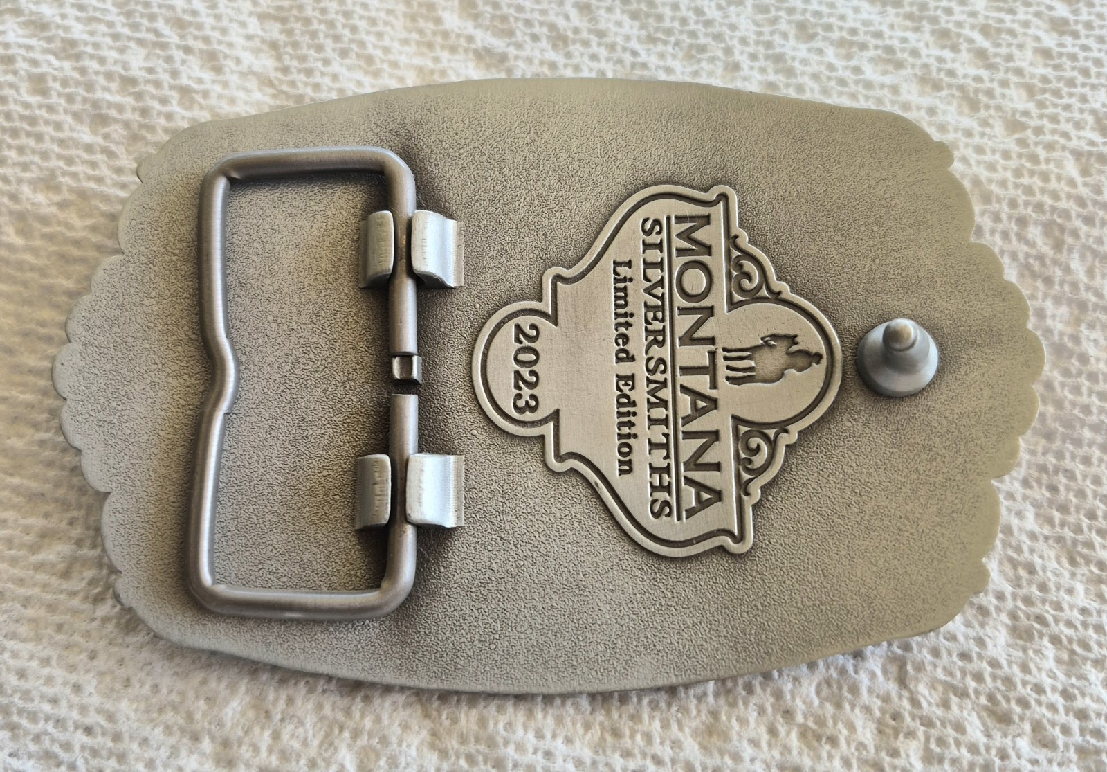 2023 Montana Silversmiths Pendleton Whisky Let&rsquo;er Buck Belt Buckle BRAND NEW