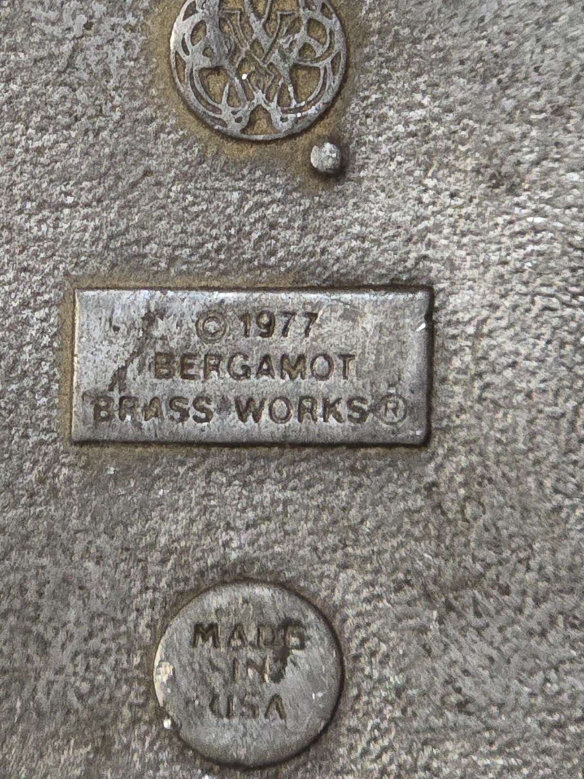1977 Bergamont Pewter Deer Buckle Hunting Scene Belt Buckle Metal Western Cowboy