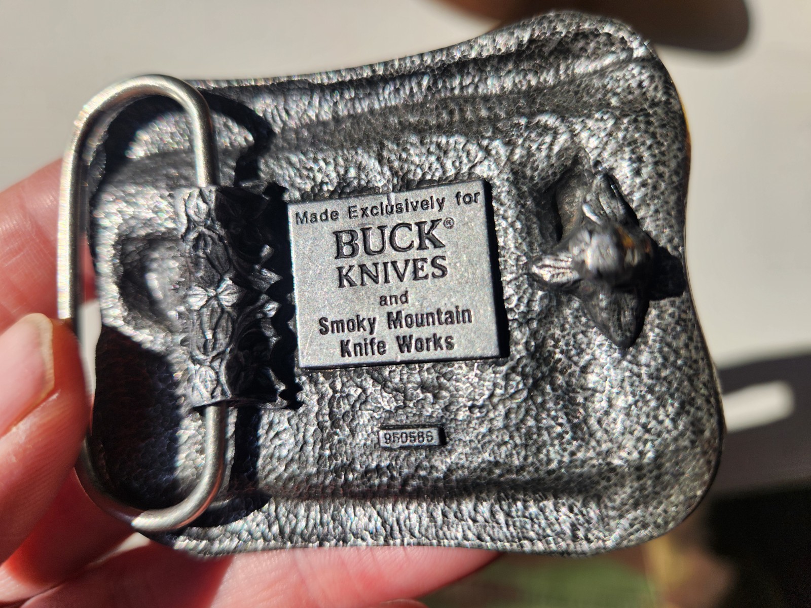 Vintage Buck Knives Four Generations Limited Edition Belt Buckle Smoky Mountain