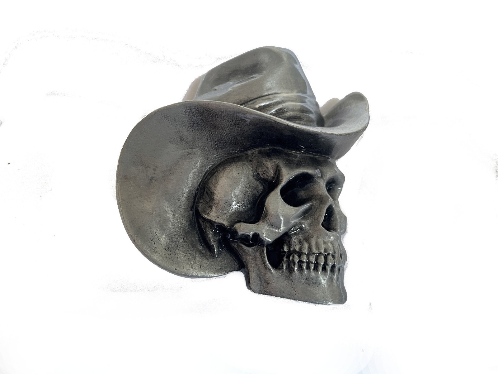 Western Cowboy Skull Belt Buckle Outlaw Skeleton Cowboy Fashion Buckle