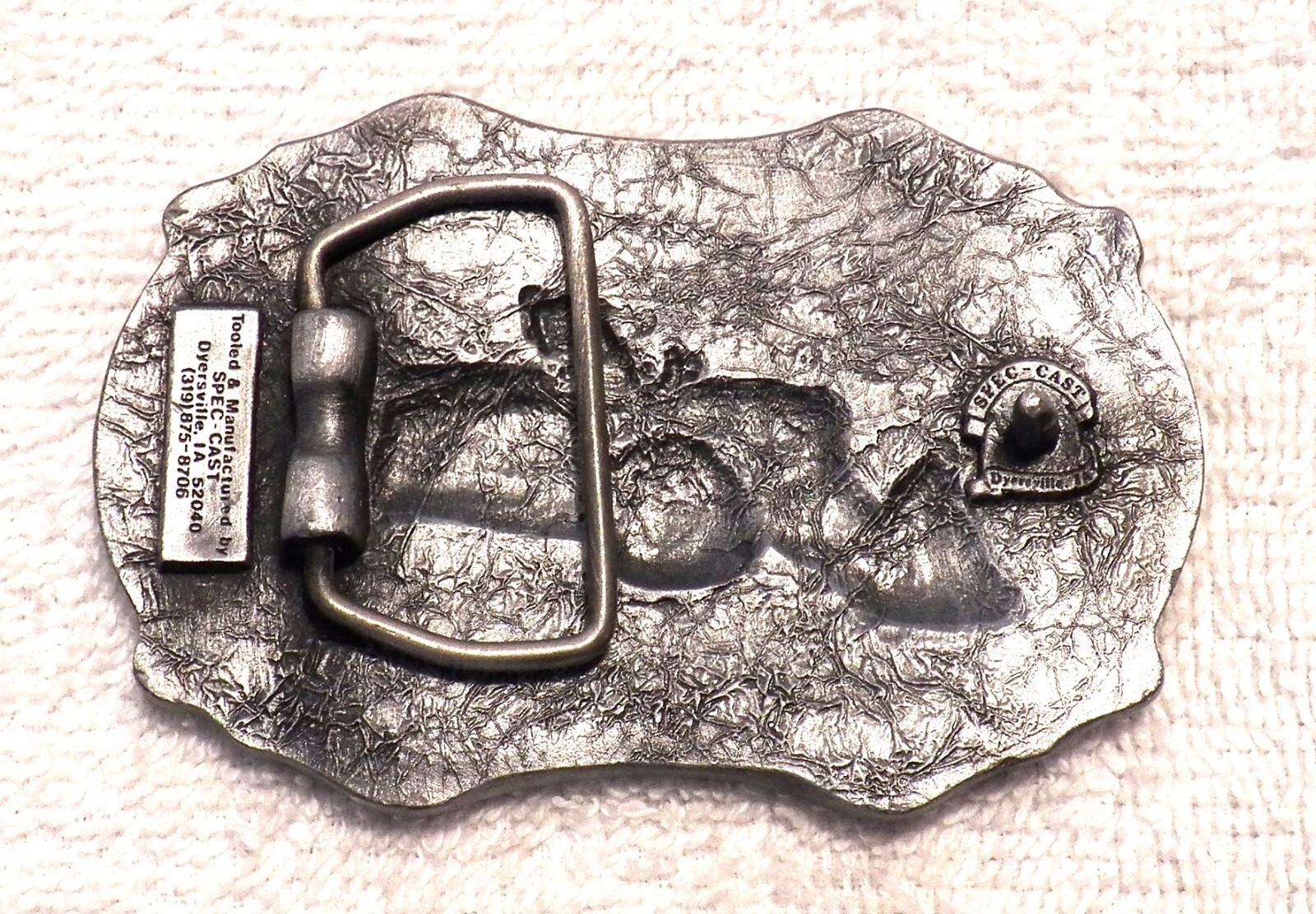 CLASSIC BELT BUCKLE DRESSER PAYLOADER EQUIPMENT SILVER TONE SPEC-CAST BB12