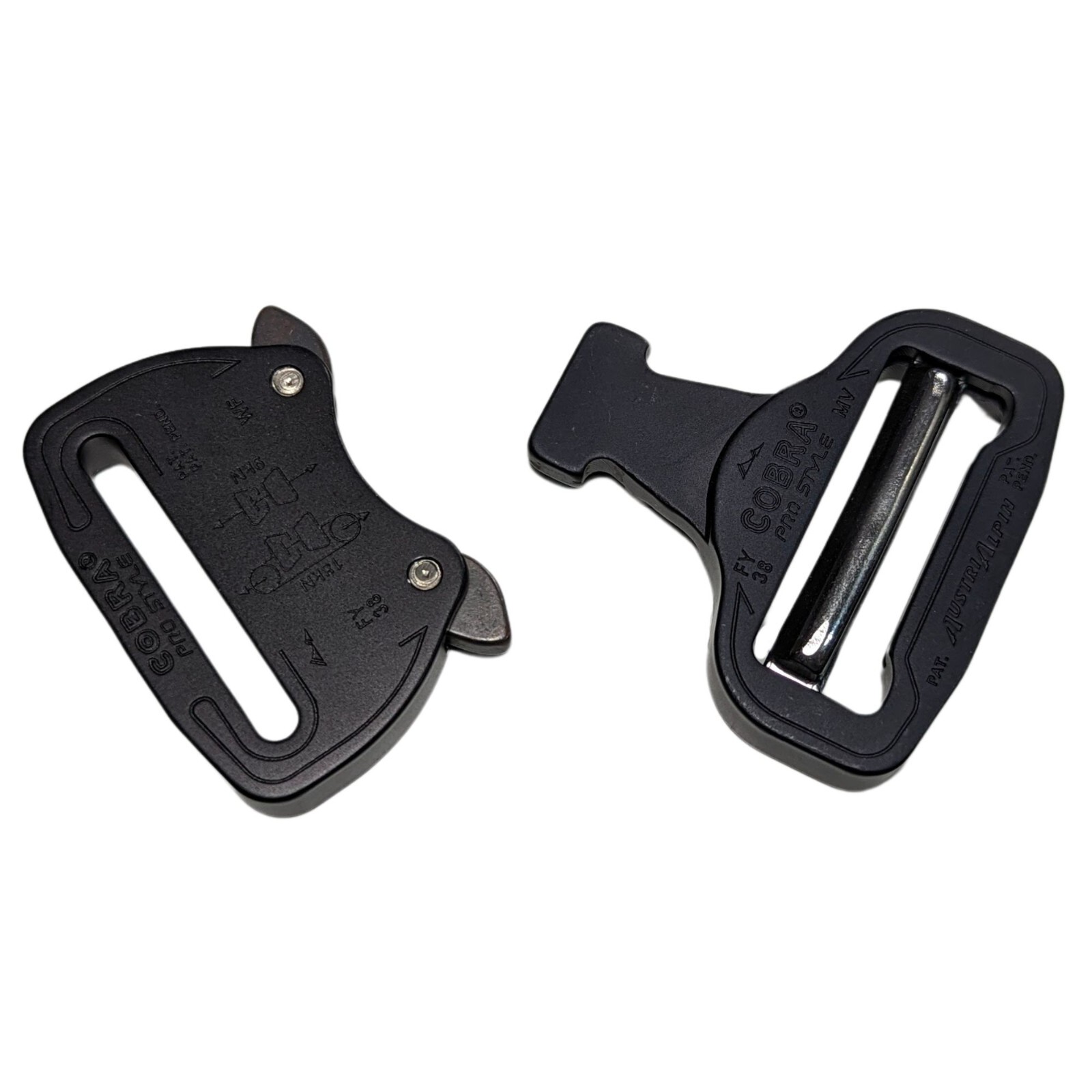 AustriAlpin COBRA ProStyle 1.5&Prime; Quick Release Tactical Belt Buckle Matte Black