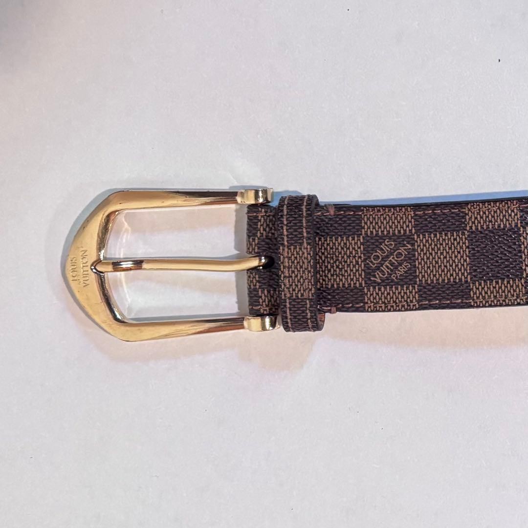 Louis Vuitton Pre-Owned Suntulle Riveted Belt Damier