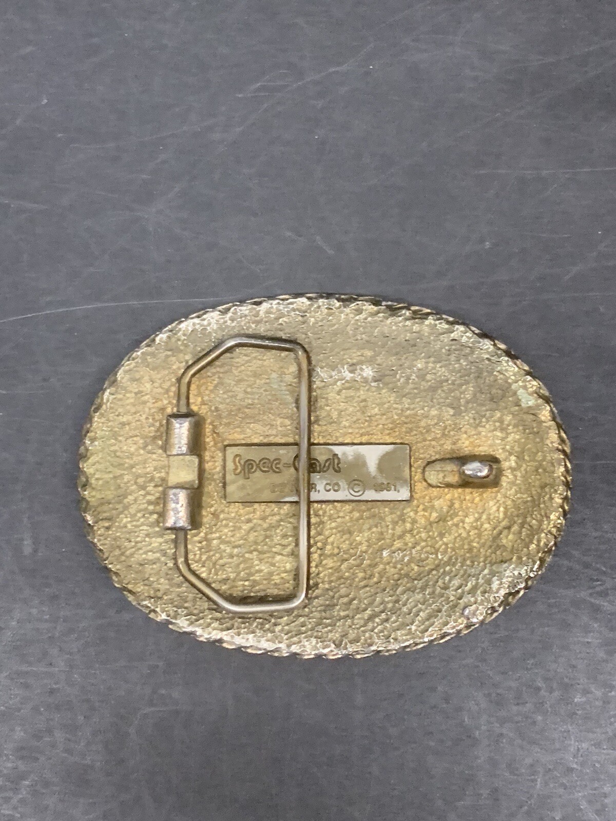 Spec Cast Belt Buckle Bill Personalized Vintage 1981 Denver, CO USA