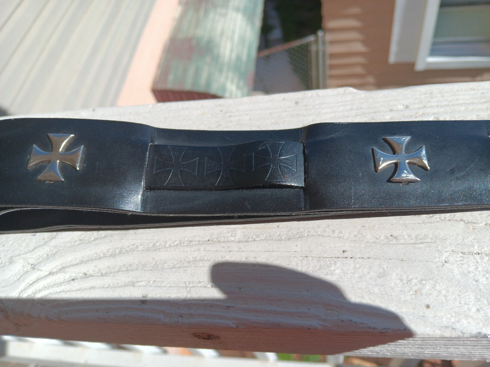 FAMOUS STARS & STRIPES #8387 SILVER BELT BUCKLE FLAG Cadillac ROLEX