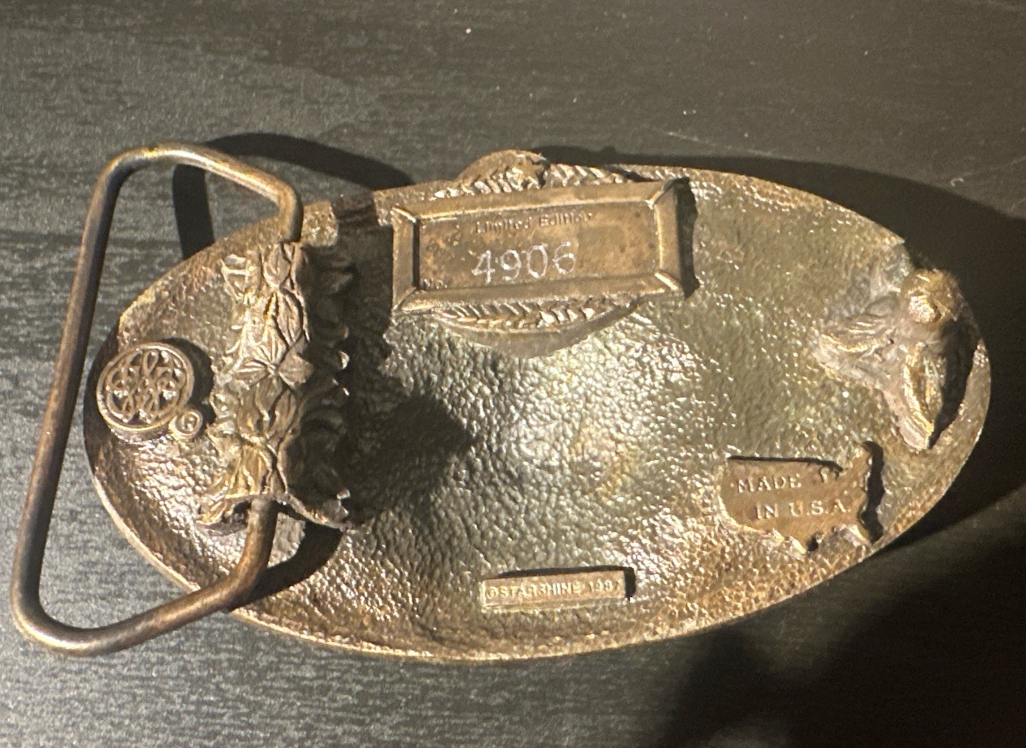 U.S America Constitution Bicentennial Belt Buckle 1787-1987 Pre Owned K 8085