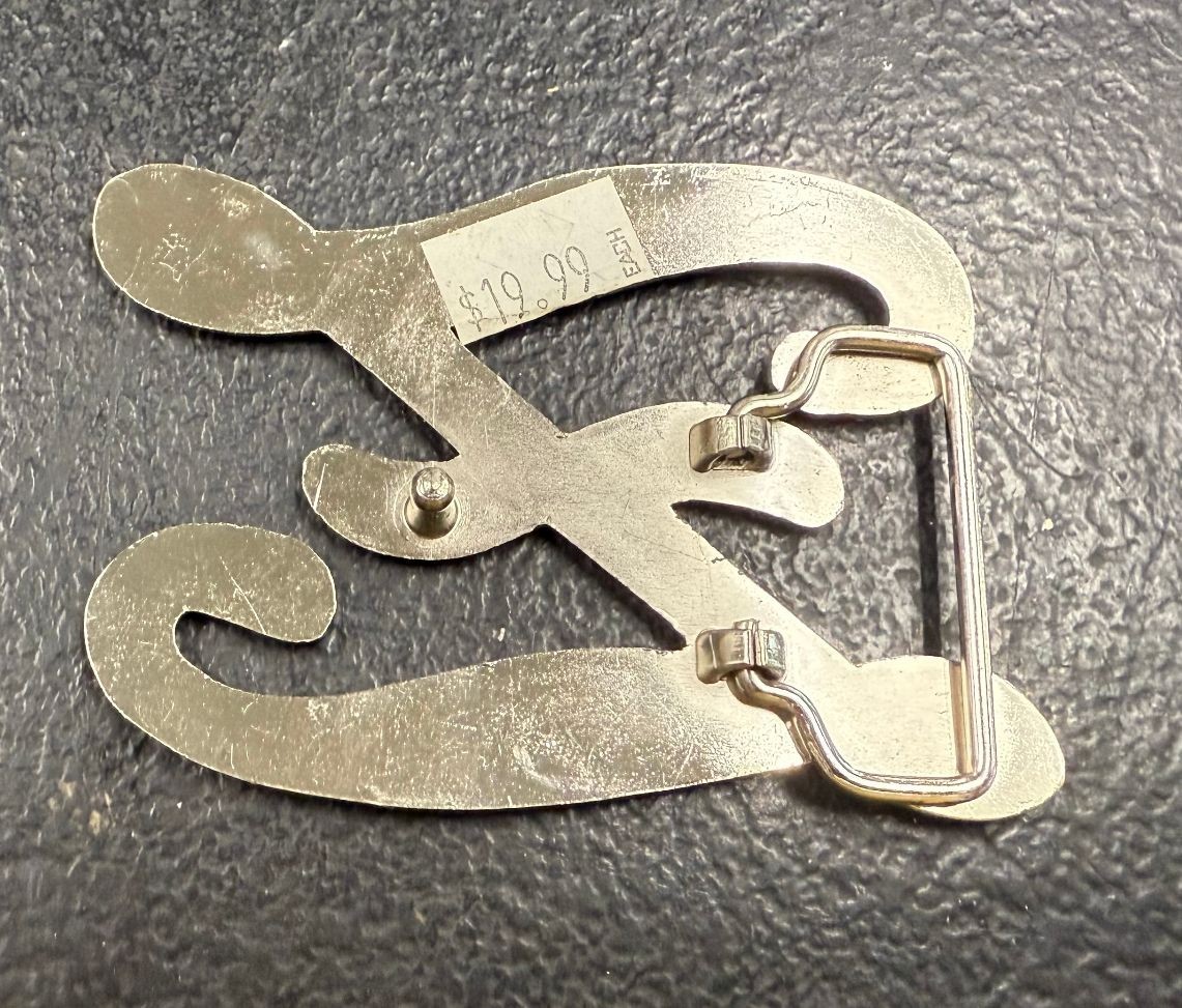 Bold Capital “z” Cut-Out Belt Buckle – Personalized Style Statement!