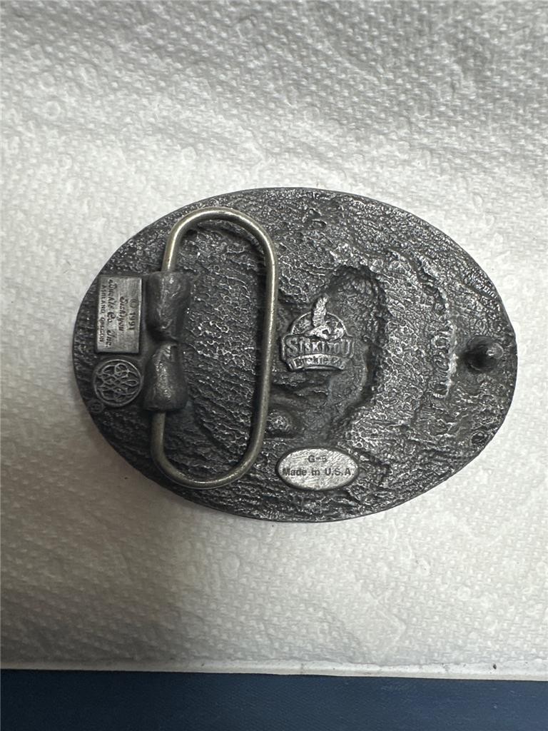 Vintage 1991 Siskiyou Landing Eagle Belt Buckle G-5