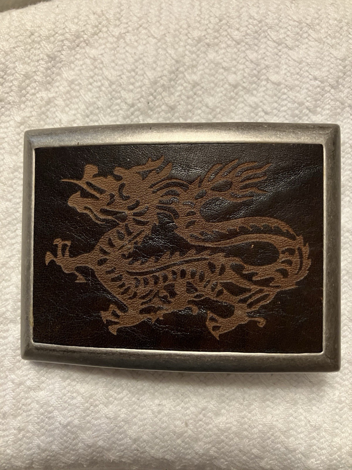 Game of Thrones Targaryen, leather and metal dragon belt buckle