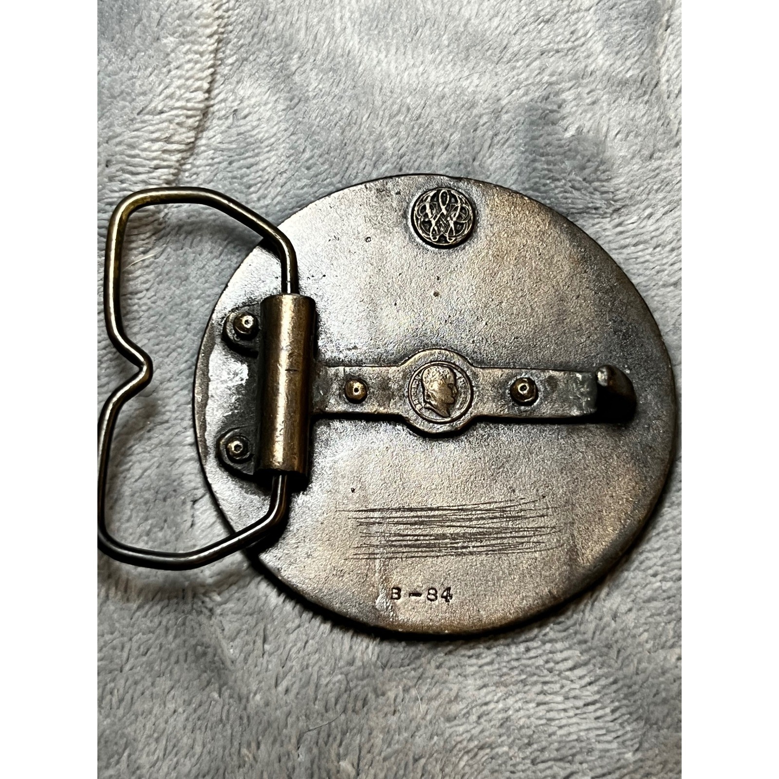 Vintage Bergamot B-84 Success Comes To Those Who Hustle Wisely Belt Buckle