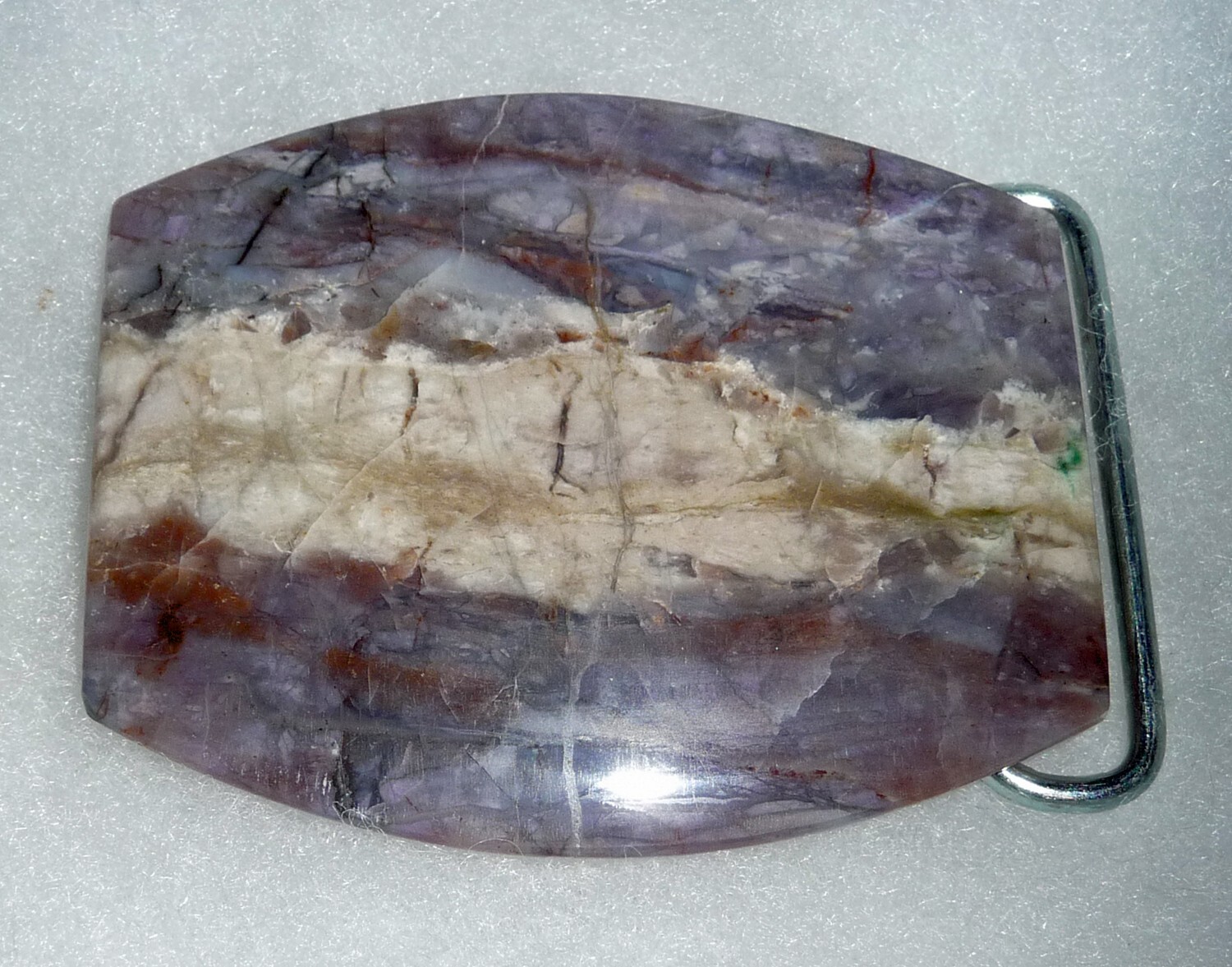 Handcrafted, Jasper, Agate Gemstone Belt Buckle polished natural stone- Pick 1