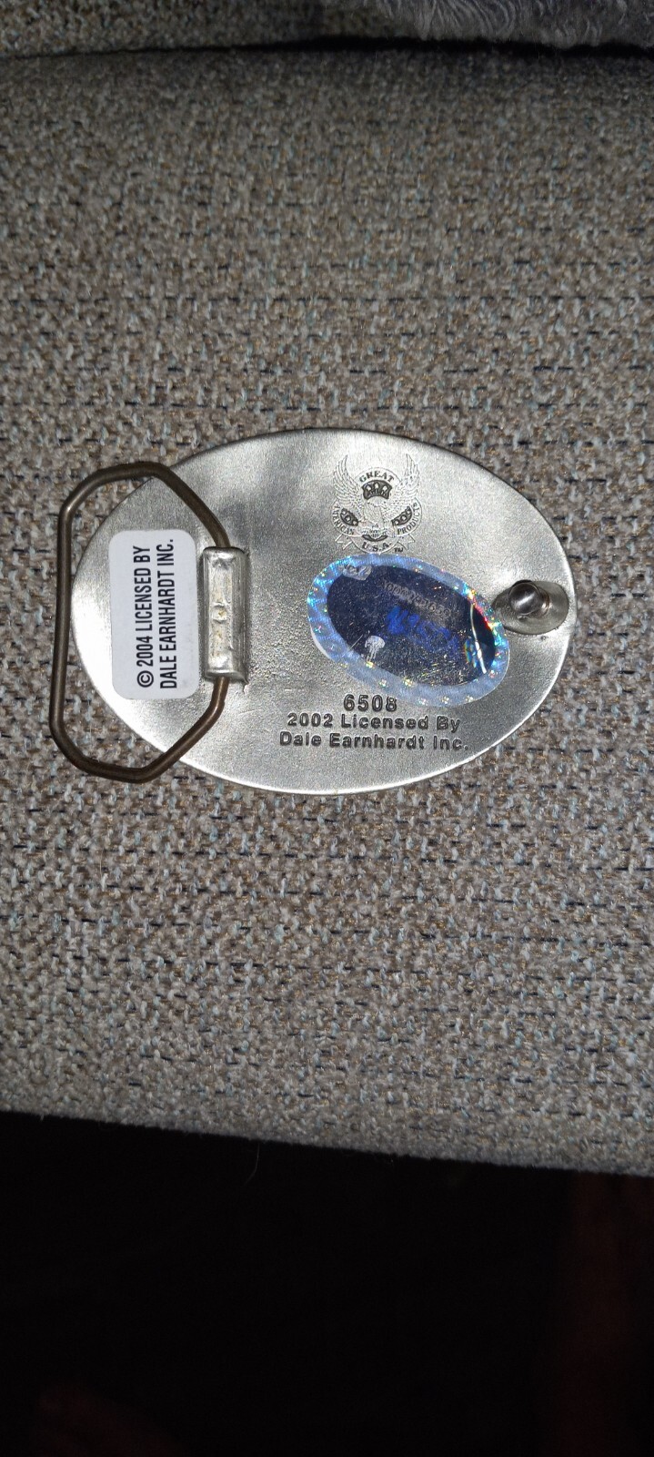 DALE EARNHARDT JR 2002 BUDWEISER RACING NASCAR FINE PEWTER BELT BUCKLE