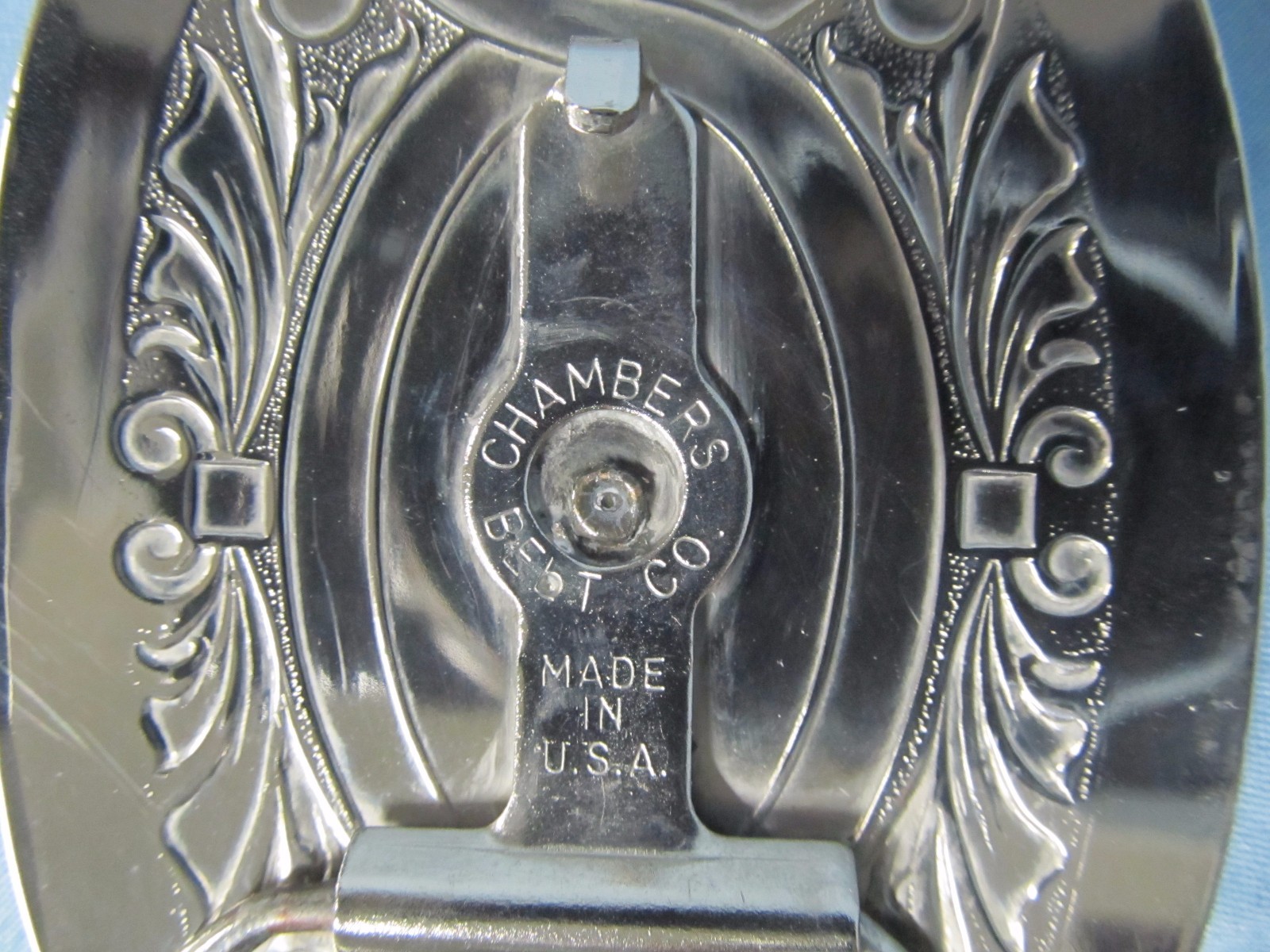 Chambers Belt Buckle, with horse head, made in USA