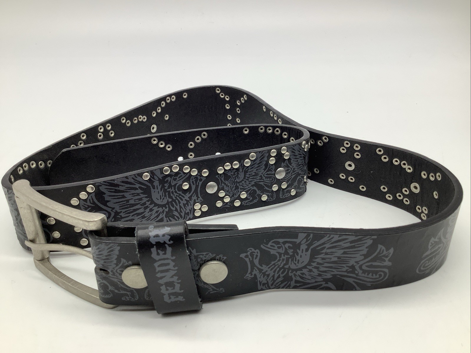 Fender Studded Belt -Officially Lic by Fender-Size 32 New Belt & Buckle
