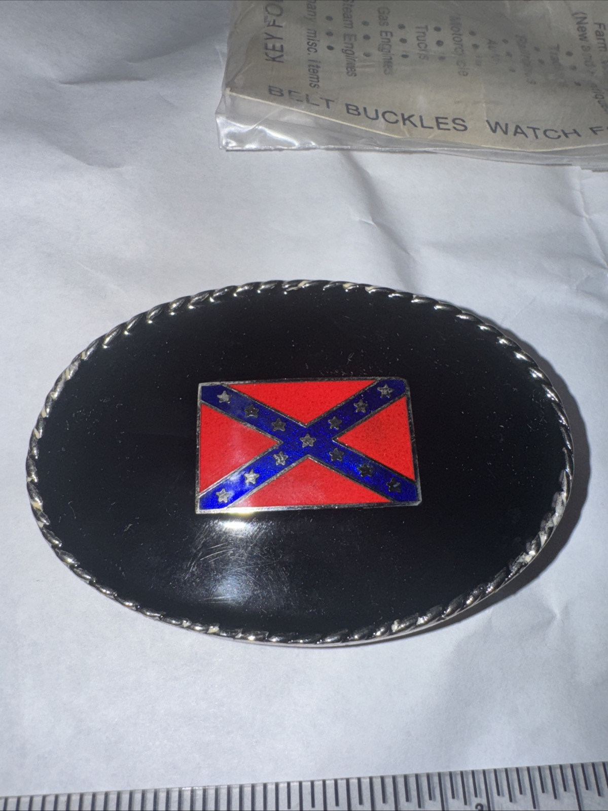 Vintage Cubs Baseball Silver Belt Buckle Rare Free Shipping
