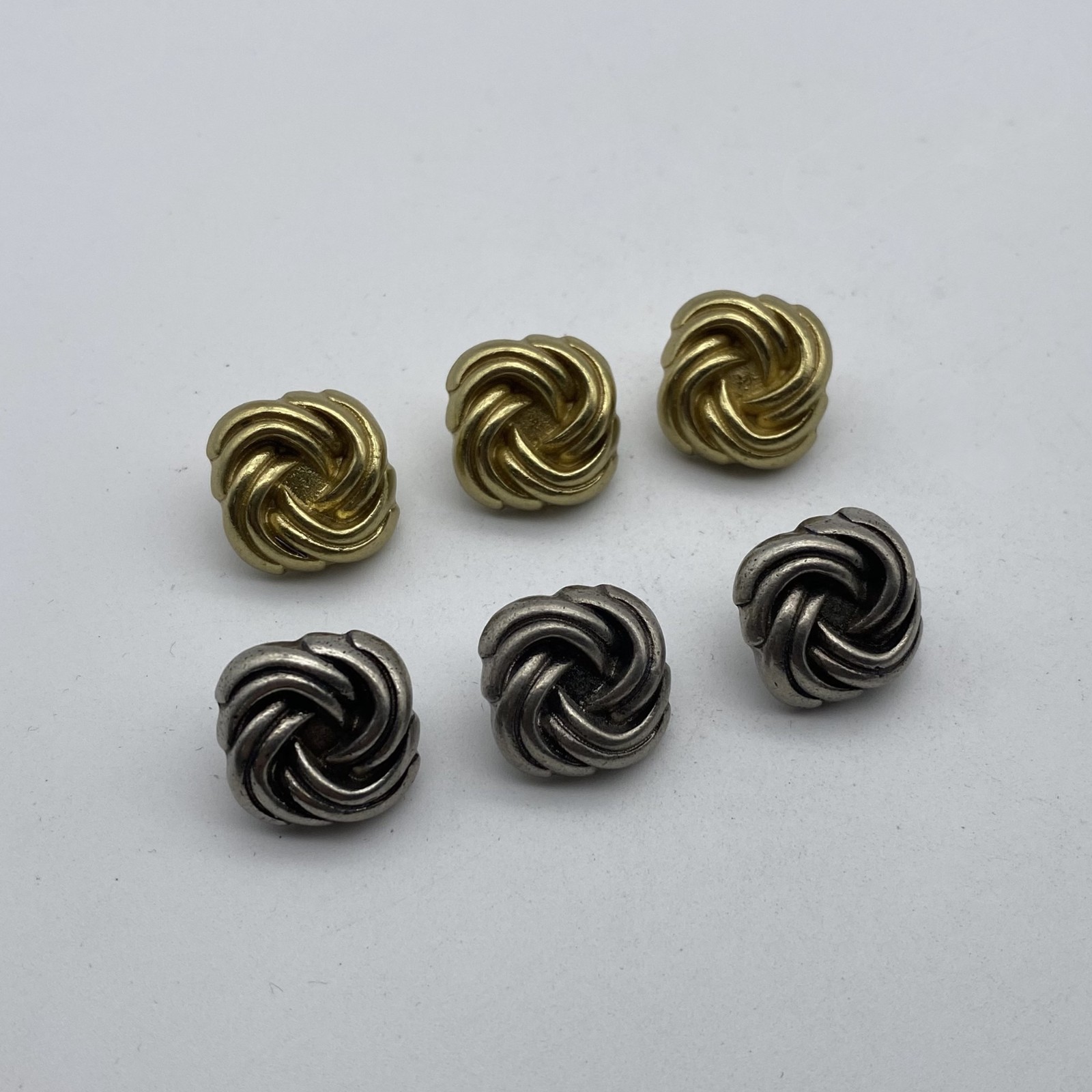 Twisted Design Sewing Button,Clothing Shank Button,Brass Sewing Button, lot