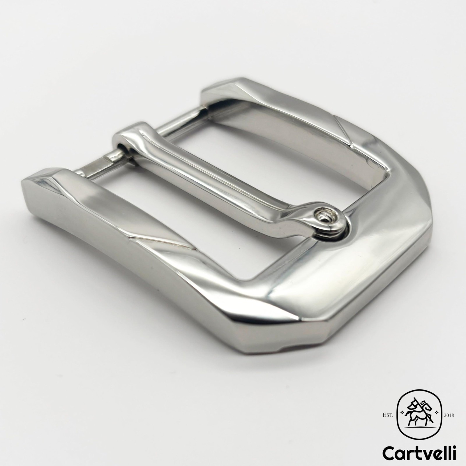 Premium Belt Buckle Men&rsquo;s 40mm Wide Silver Shiny Belt Buckle for …