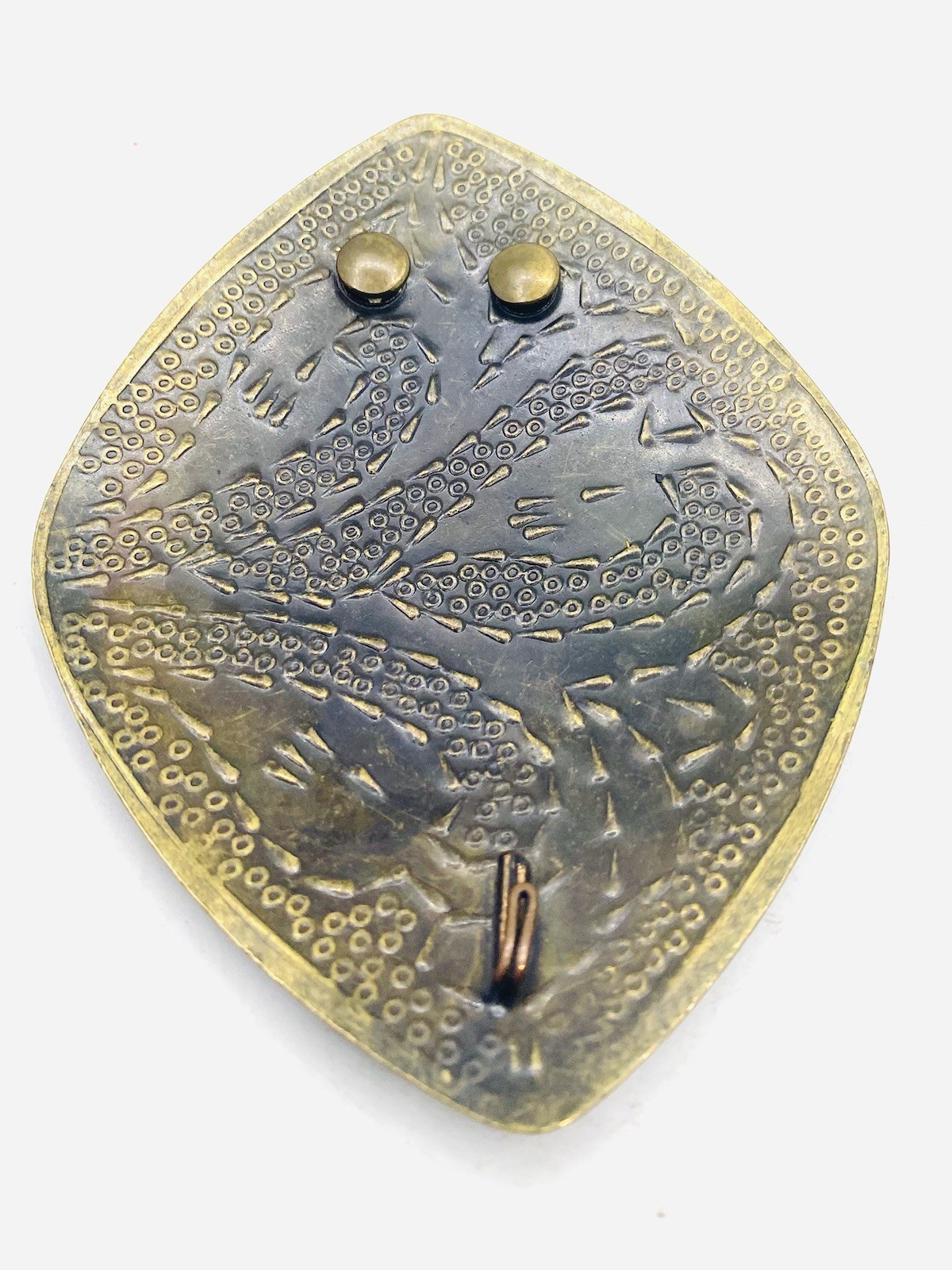 vintage Design brass belt buckle from the 1900s Y1