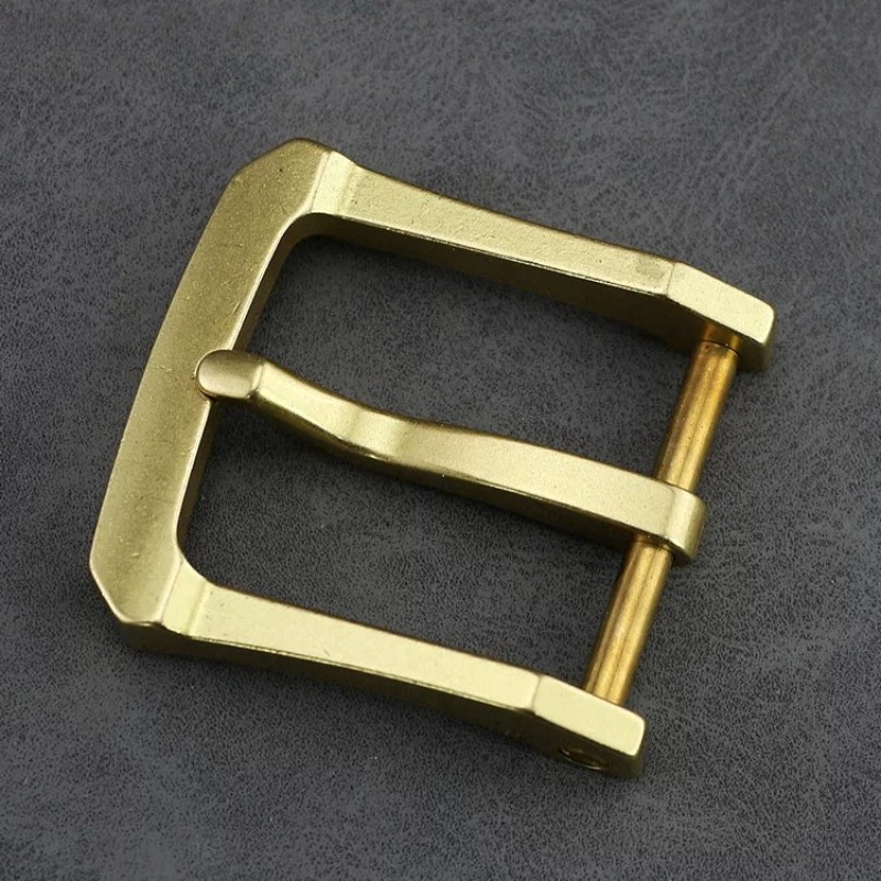 Brass Single Prong Belt Buckle Replacement Fits 3.8cm Wide Belt
