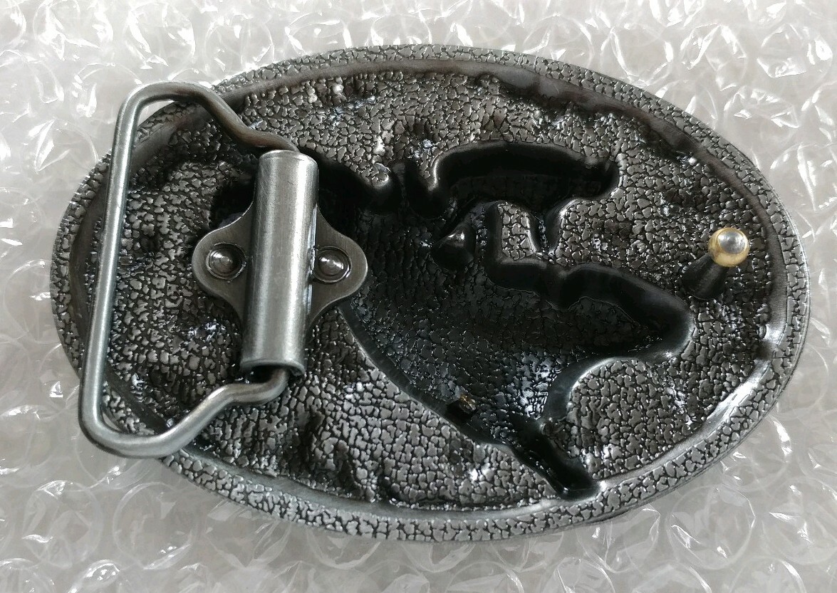 COWBOY BULL RIDER RODEO WESTERN FLORAL DESIGN BELT BUCKLE