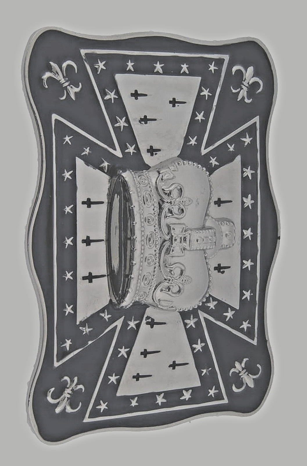 New Men Women Papa Crown Belt Buckle Chopper Fleur de lis 3d Western Cowboy Big