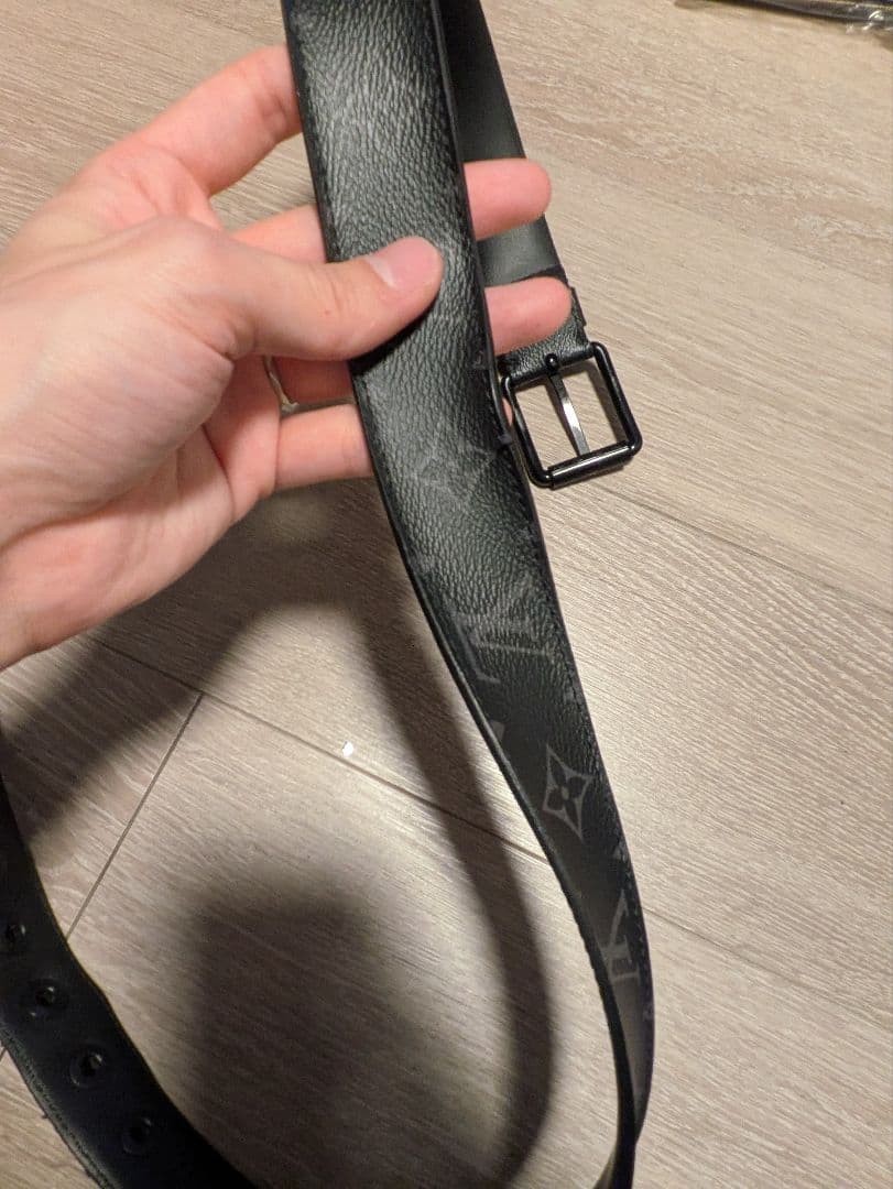 Louis Vuitton Pre-Owned Monogram Eclipse Suntulle Belt