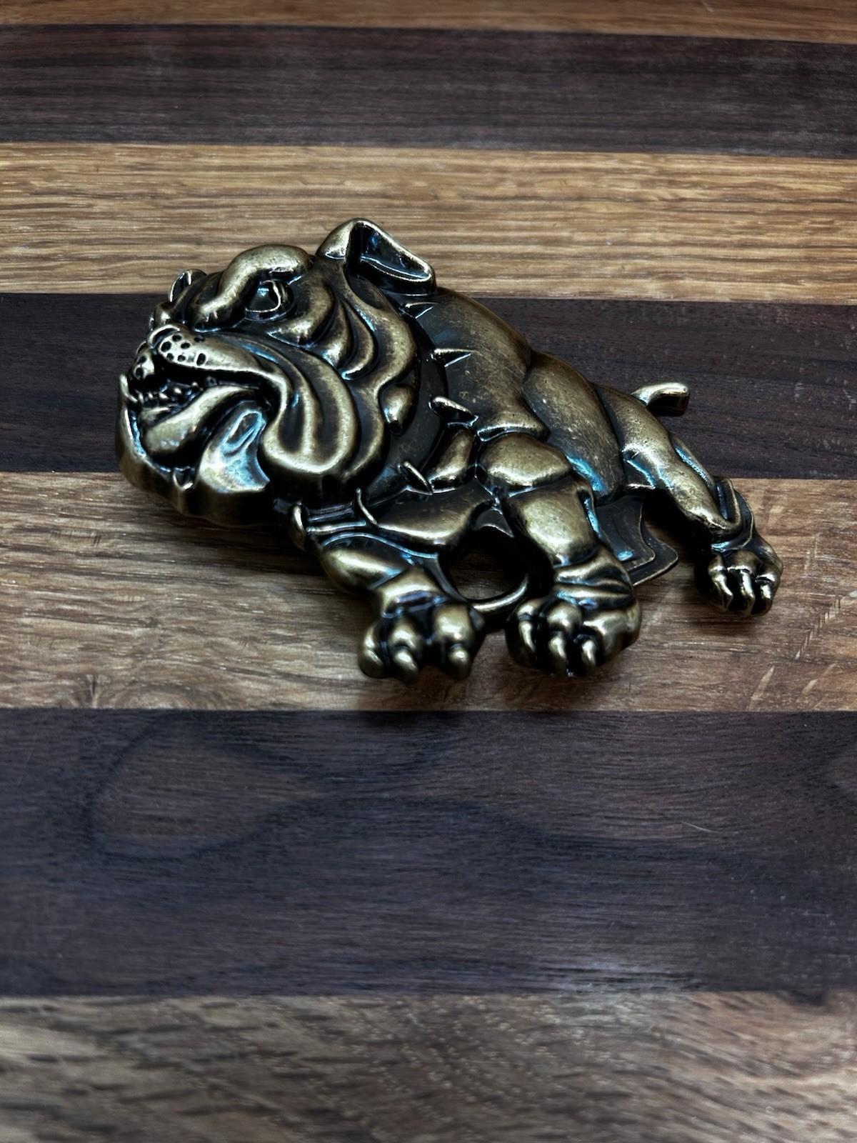 Bulldog Belt Buckle Western Cowgirl Cowboy Native American Motorcyclist