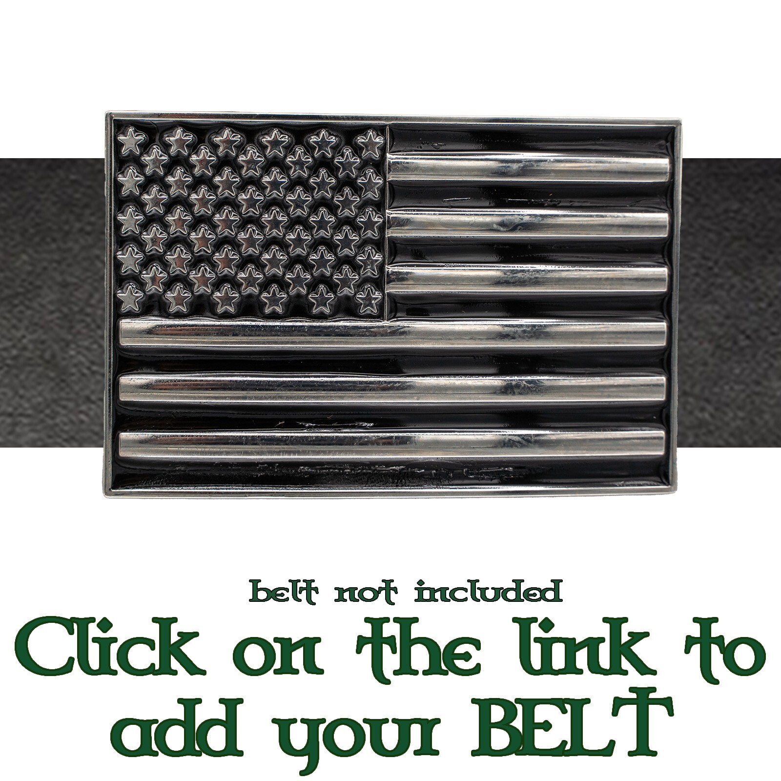 USA Flag Metal Belt Buckle Biker UK Stars & Stripes Patriotic Zinc Alloy