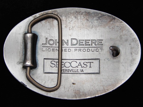 PH13119 REALLY NICE **JOHN DEERE** TRACTOR COMPANY SILVERTONE BELT BUCKLE