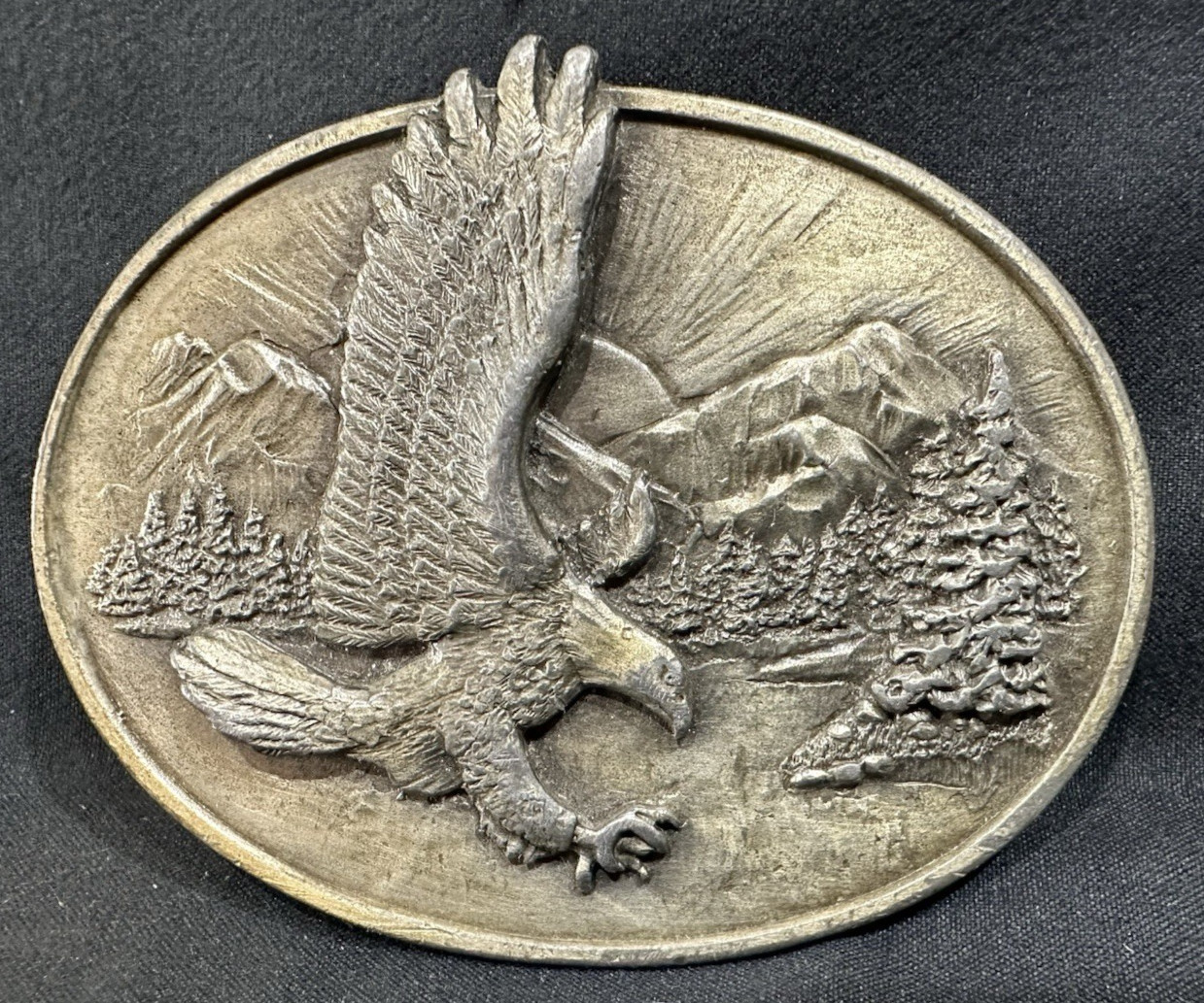 Vintage 1992 Siskiyou – The Eagle – Belt Buckle #0-10 Brass Alloy Metal