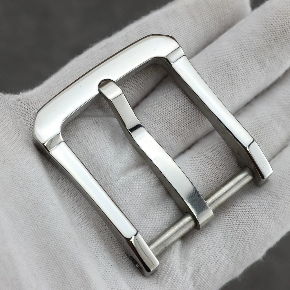 Stainless Steel Single Prong Belt Buckle Removable Clip for 3.8cm Wide Belt