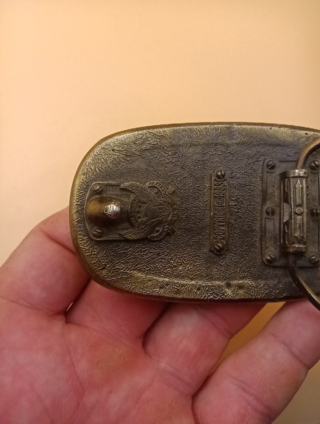 Belt Buckle Eagle The Great American Belt Buckle Company USA 1983 #D825 Vintage