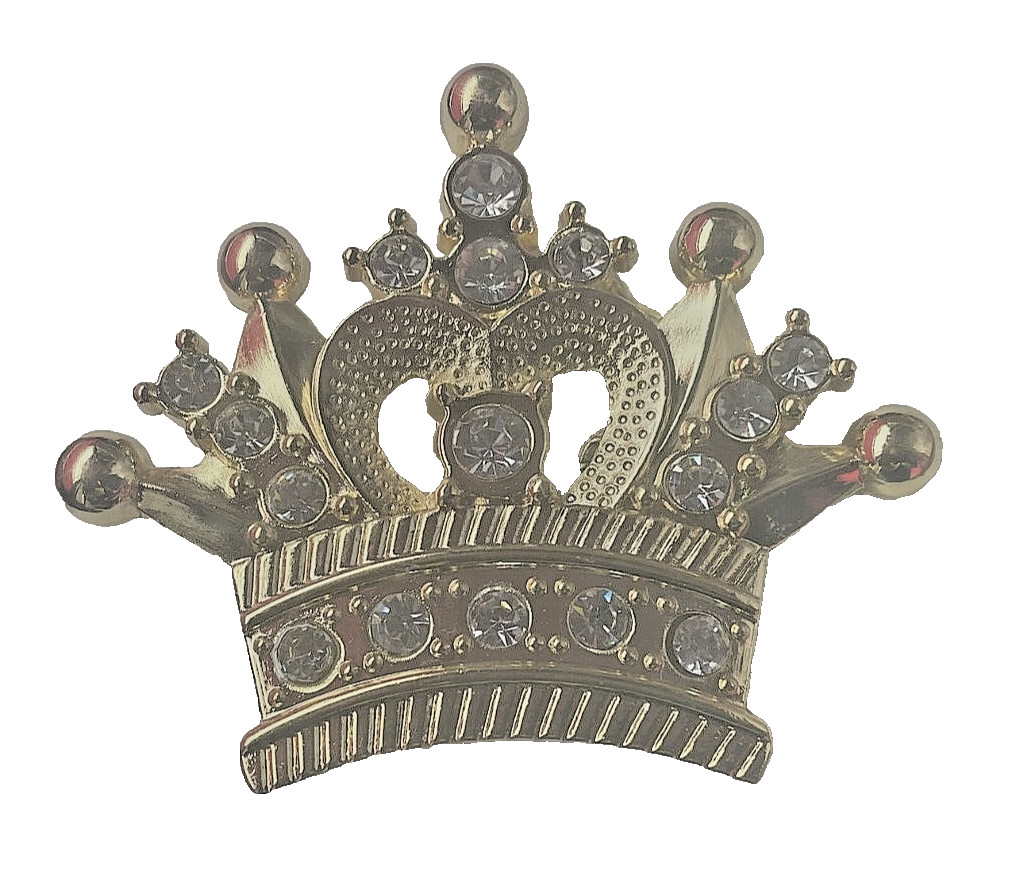 Papa Crown Belt Buckle New Men Women Fashion Bling Style Gold Rare Western Rodeo