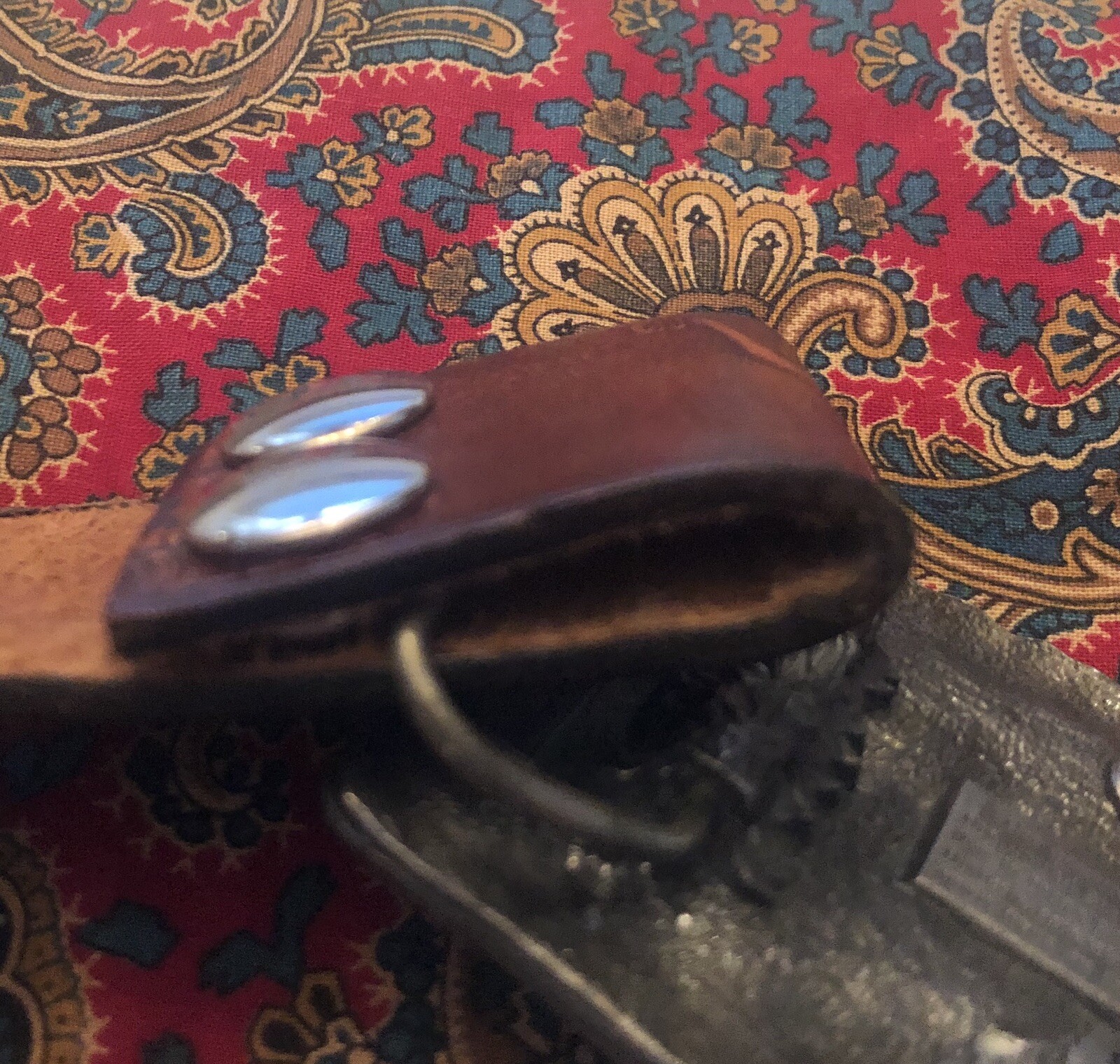vintage Railroad Buckle and Belt (Siskiyou Buckle Co)