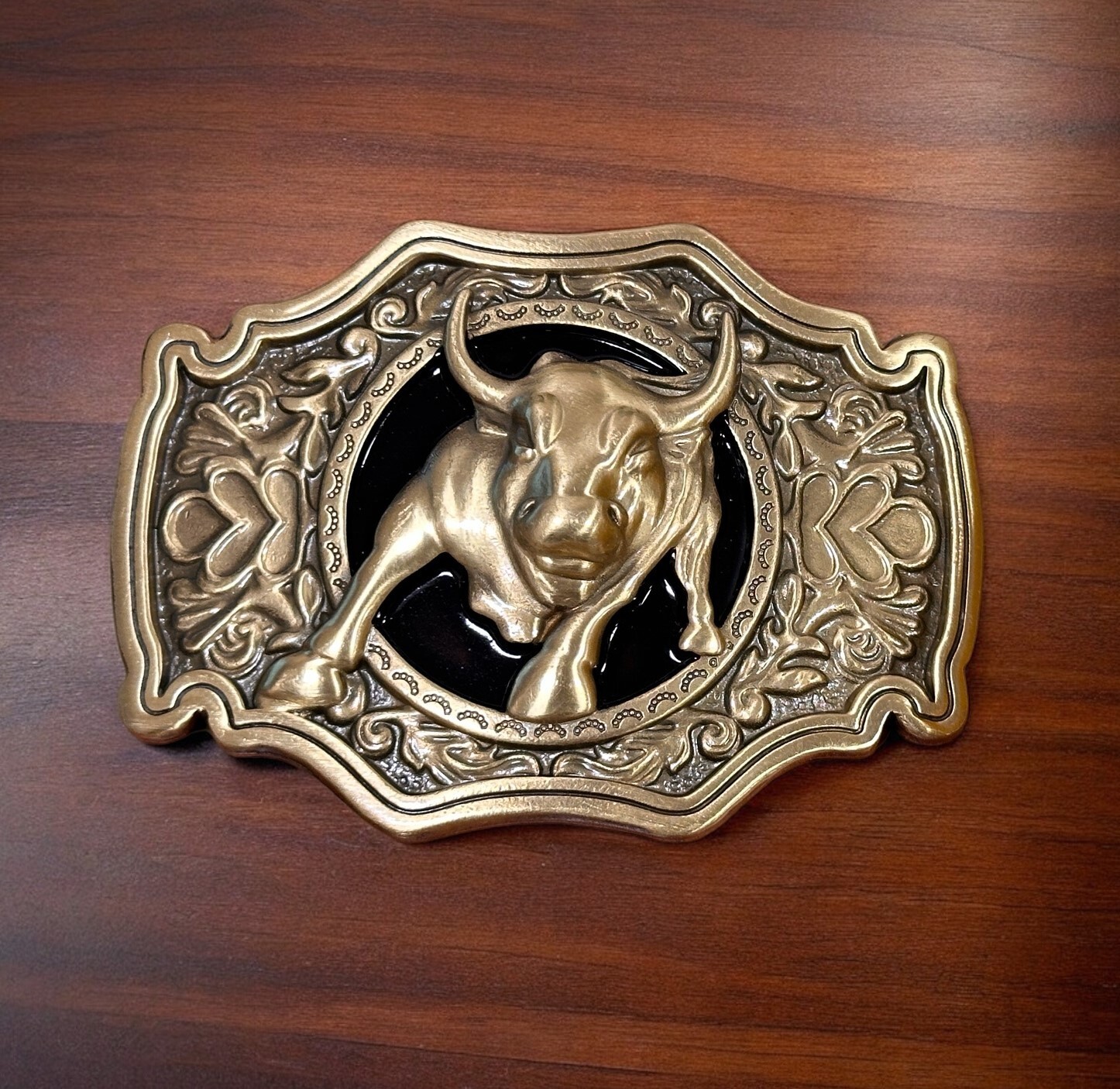 Belt Buckle for Men Western Rodeo Cowboy Solid Brass For Belt 1.5&Prime; (Buckle Only)