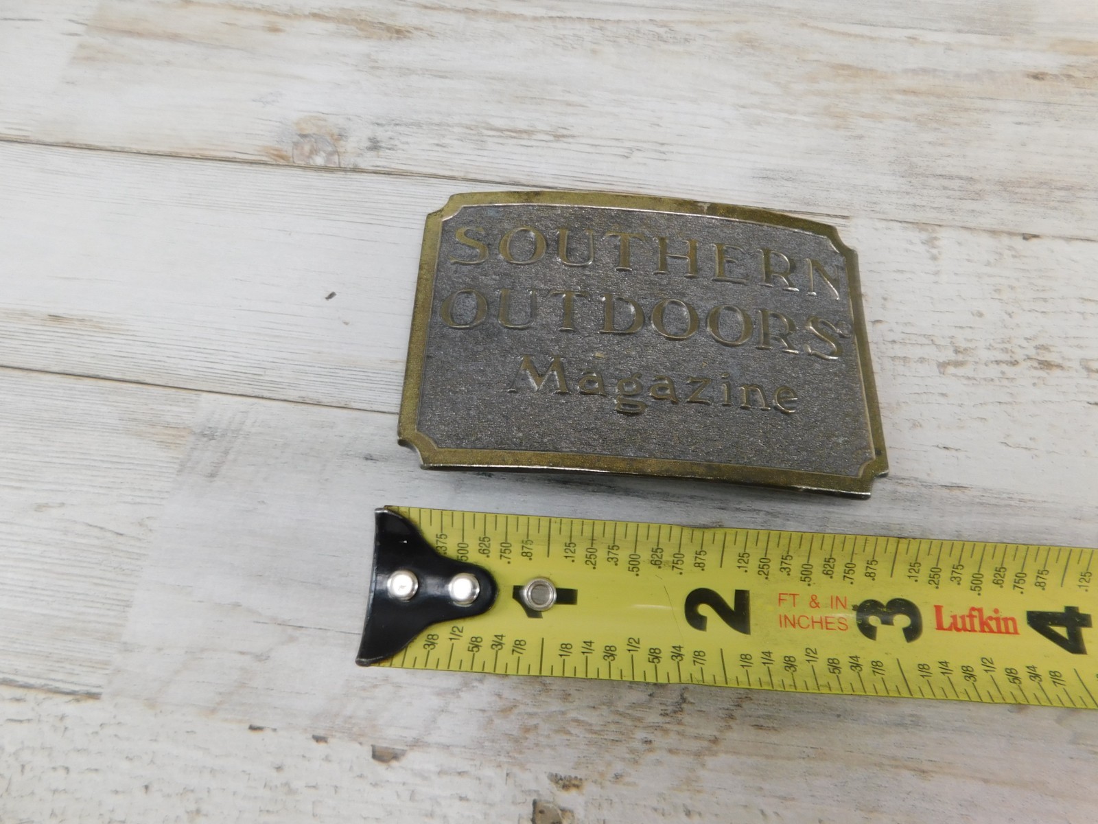Vtg Southern Outdoors Magazine 1982 Limited Edition Belt Buckle