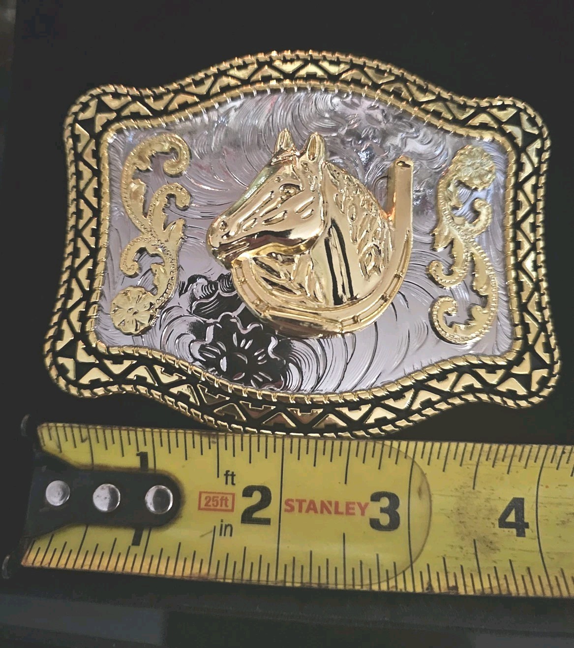 Horse Head Western Cowboy Belt Buckle Hebilla Vaquera Cabeza Caballo Mexico Made