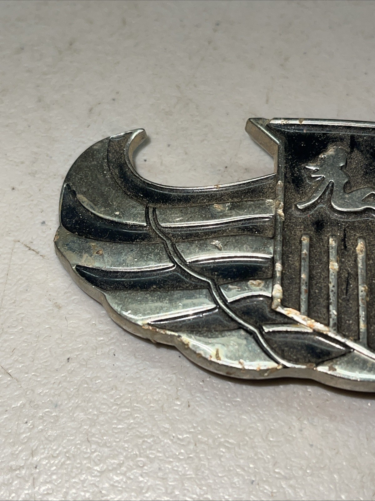 TRUCKER GIRL CREST BELT BUCKLE With BOTTLE OPENER METAL