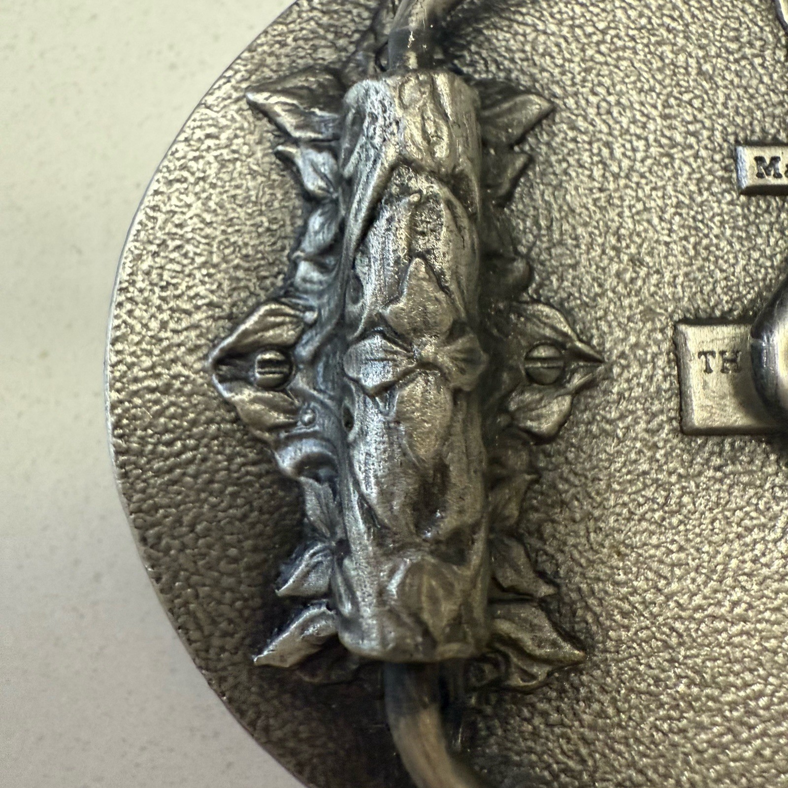 Vintage 1982 US Marines Belt Buckle Iwo Jima Bergamot Brass Works The Few The Pr