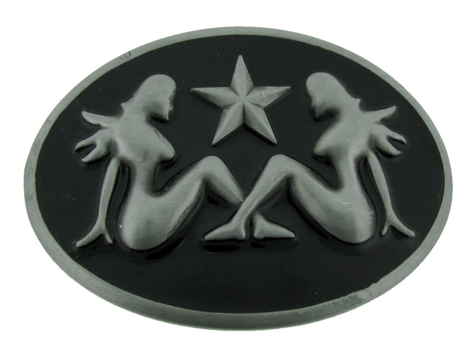 Men Women Belt Buckles Mud Flap Girl Trucker Girl Naked Lady Luck Pin Nude Biker